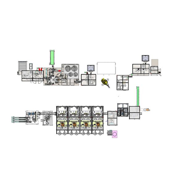 Automobile blower brushless motor automatic line